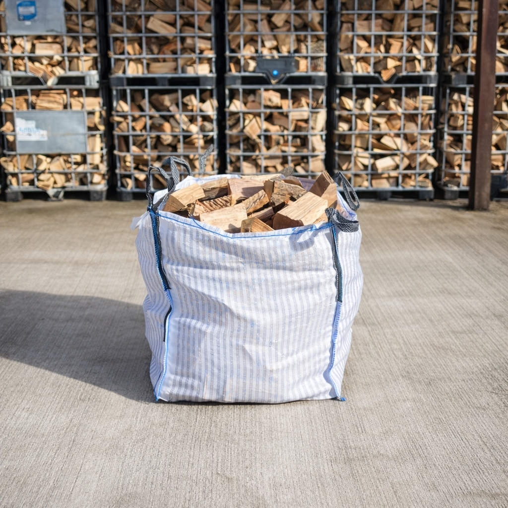 0.75m³ Bulk Bag Kiln Dried Mixed Hardwood Logs (10")